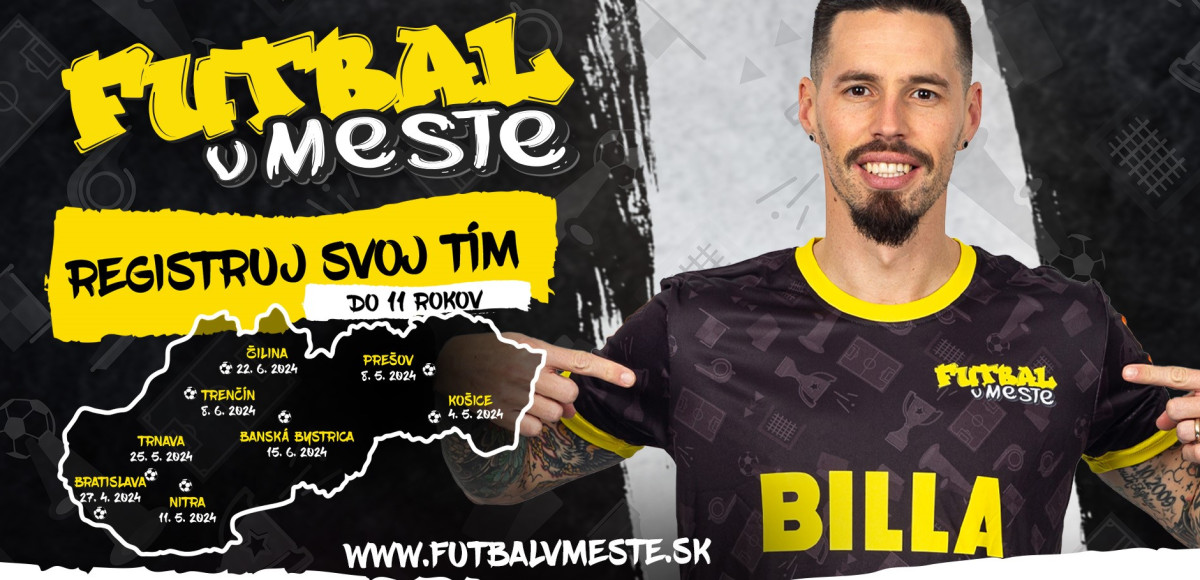 FUTBAL V MESTE AJ V ROKU 2024